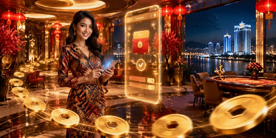 Pengguna Johor membuat deposit untuk pertaruhan kriket di platform 1290 menggunakan e-wallet tempatan