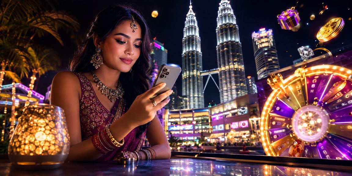 Pengguna Kuala Lumpur memainkan roulette dalam talian di platform kasino 1290 dengan antara muka bahasa Melayu